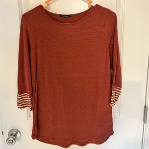 3/4 sleeve tunic top